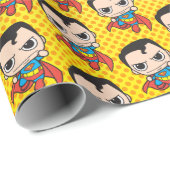 Mini Superman Flying Geschenkpapier (Rolleneckpunkt)