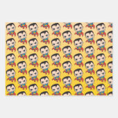 Mini Superman Flying Geschenkpapier Set (Vorderseite 3)