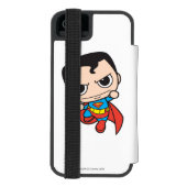 Mini Superman Flying Incipio iPhone Geldbeutel-Hülle (Folio Rückseite)