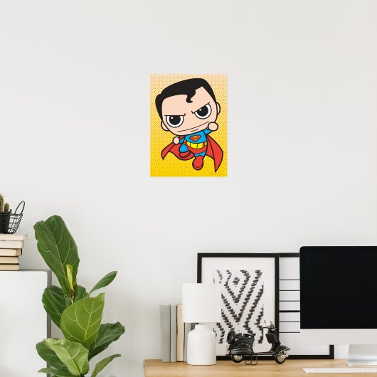 Mini Superman Flying Poster (Heimbüro)