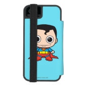 Mini Superman Incipio iPhone Geldbeutel-Hülle (Folio Rückseite)