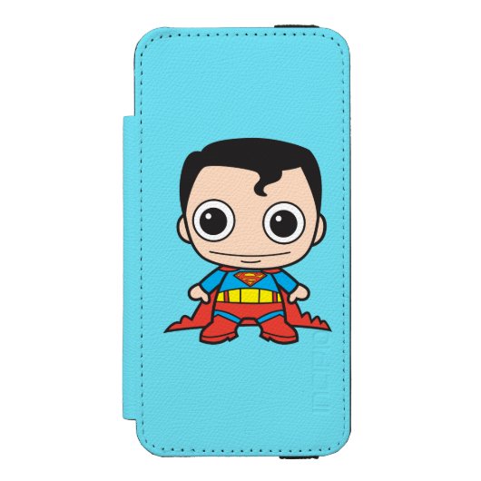 Mini Superman Incipio iPhone Geldbeutel-Hülle (Folio Vorderseite)