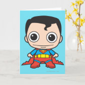 Mini-Superman Karte (Gelbe Blume)