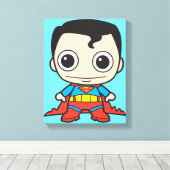 Mini Superman Leinwanddruck (Insitu (Holzboden))