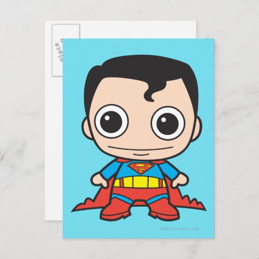 Mini Superman Postkarte (Vorne/Hinten)