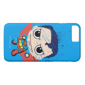 Mini Superman Sketch Case-Mate iPhone Hülle (Rückseite (Horizontal))