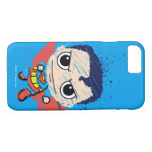 Mini Superman Sketch Case-Mate iPhone Hülle (Rückseite (Horizontal))