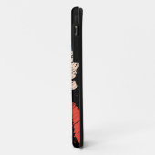 Mini Superman Sketch - Fliegen Case-Mate iPhone Hülle (Hinten/Links)