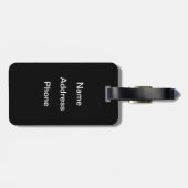 Mini Superman Sketch - Fliegen Gepäckanhänger (Rückseite horizontal)