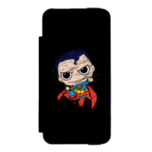 Mini Superman Sketch - Fliegen Incipio Watson™ iPhone 5 Geldbörsen Hülle