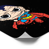 Mini Superman Sketch - Fliegen Poster (Ecke)