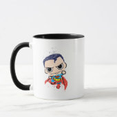 Mini Superman Sketch - Fliegen Tasse (Links)