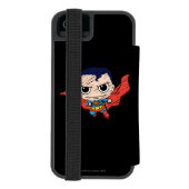 Mini Superman Sketch Incipio iPhone Geldbeutel-Hülle (Folio Rückseite)