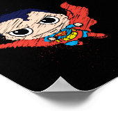 Mini Superman Sketch Poster (Ecke)