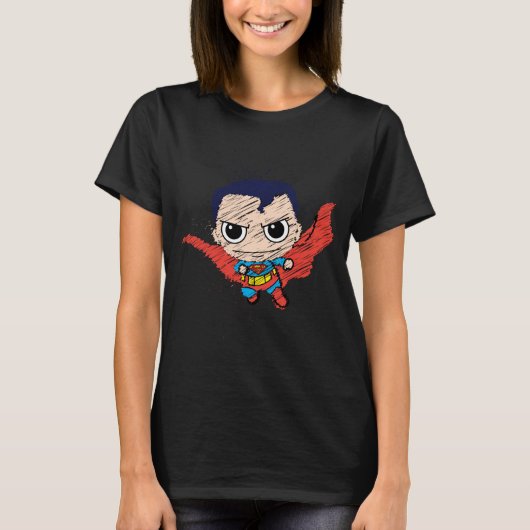 Mini Superman Sketch T-Shirt (Vorderseite)