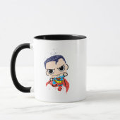 Mini-Superman-Skizze - Fliegend Tasse (Links)