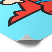 Mini-Supermann Poster (Ecke)