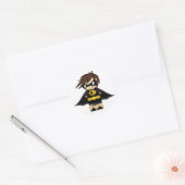 Mini Swallow Girl Runder Aufkleber (Umschlag)