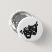 Mini-Taste für große schwarze Masken Button (Vorne & Hinten)