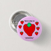 Mini-Taste Strawberriez Button (Vorne & Hinten)