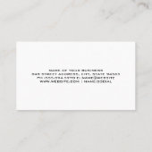 Mini-Tech-Logo | Schalttafel Visitenkarte (Rückseite)