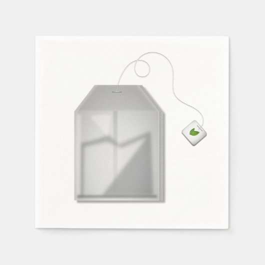 Mini Tee Bag Papier Napkins Serviette (Vorderseite)