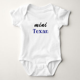 Mini Texan, Baby Duschgeschenk, Mädchen, Junge, Un Baby Strampler