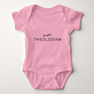 "Mini Theologian" Baby Body Anzug Baby Strampler