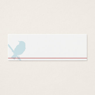 Mini Tischkarten für die Hochzeitstafel