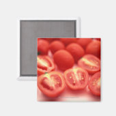Mini-Tomate Magnet (Vorderseite/Rückseite)