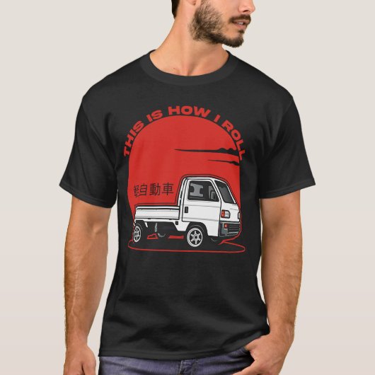 Mini Truck Kei Auto Japan Auto über Compact 4wd ab T-Shirt (Vorderseite)