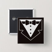 Mini Tuxedo Fun Button (Vorne & Hinten)
