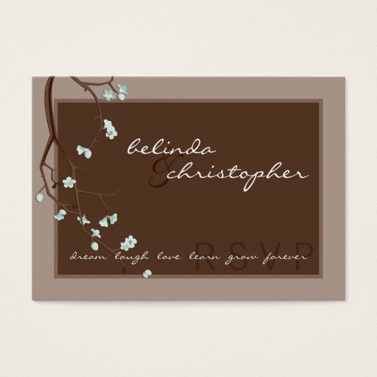 MINI UAWG REPLY CARD :: Kirschblüten 4L (Vorderseite)