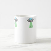 Mini-Ufo-Kuh-Entführung (2er-Pack) Kaffeetasse (Mittel)