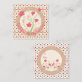 Mini und Dekorativ mit Umschlag Mitteilungskarte (Vorne/Hinten)