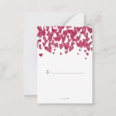 Mini Valentine | Smooches für dich! Mitteilungskar Mitteilungskarte (Rückseite)