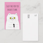 Mini Valentine Tageskarte Pack mit Maus Mitteilungskarte (Vorne/Hinten)