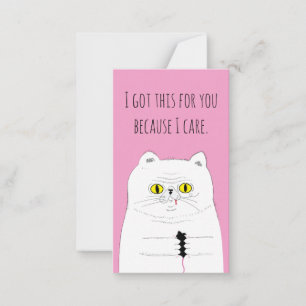 Mini Valentine Tageskarte Pack mit Maus Mitteilungskarte