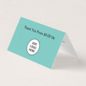 Mini Vielen Dank, Cards Logo Template Style (Vorderseite)