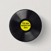 Mini Vinyl LP Button (Vorderseite)