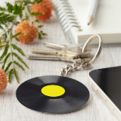 Mini Vinyl LP Schlüsselanhänger (Seite)