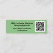 Mini-Visitenkarte, 3,0 Zoll x 1,0 Zoll Mini Visitenkarte (Rückseite)