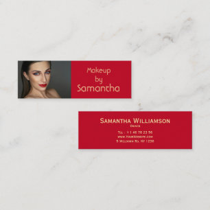 Mini Visitenkarte für Makeup-Artist