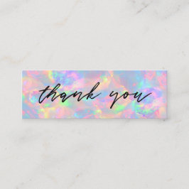 Mini-Visitenkarte mit pastellfarbenem Hintergrund Mini Visitenkarte