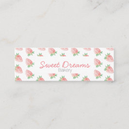 Mini Visitenkarte Strawberry