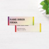 Mini Visitenkarten Regenbogen (Schreibtisch)