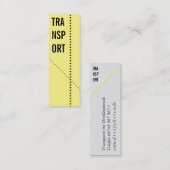 Mini Visitenkarten Visitenkarte (Vorne/Hinten)