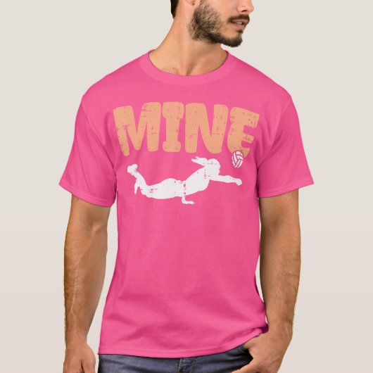 Mini Volleyball Dig Sport Trainer Frauen Tee (Vorderseite)