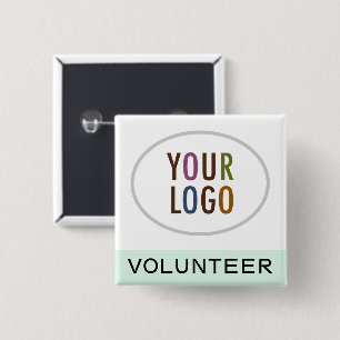 Mini Volunteer Button Abzeichen Button Custom Logo