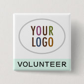 Mini Volunteer Button Abzeichen Button Custom Logo (Vorderseite)